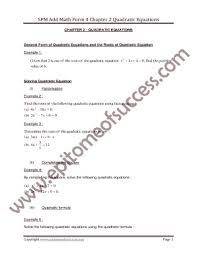 In this video, it will cover four important formula which you will always use them to solve the questions for this chapter. Add Math Form 4 Chapter 2 Fill Online Printable Fillable Blank Pdffiller