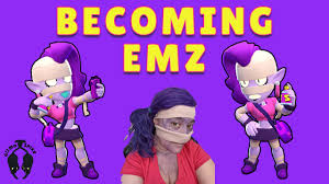 Emz is a trophy road brawler unlocked at 8000 trophies. Brawl Stars Becoming Emz Brawler Cosplay Youtube