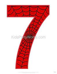 Over 100 of the best spiderman coloring pages. Spider Birthday Number 7 Centerpiece Spiderman Birthday Etsy Spiderman Birthday Spiderman Birthday Party Spiderman Party Supplies