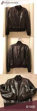 Louis Vuitton Women S Brown Leather Bomber Jacket Brown Leather Bomber Jacket Leather Bomber Jacket Leather Bomber