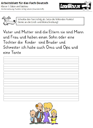 Hier finden sie aufgaben für deutsch als fremdsprache für kinder ab fünf jahren. Ubungen Deutsch Klasse 1 Kostenlos Zum Download Lernwolf De