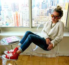 The Retail Therapist Red Chucks High Top Converse Outfits Red Converse Outfit Outfits With Converse