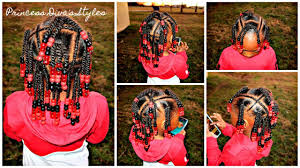 Explore best braids with beads for kids hairstyles with images. Little Girls Hairstyle Beads Braids Twists Youtube