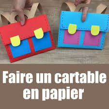 Faire Un Cartable En Papier Une Idee Simple Et Originale Activite Manuelle Rentree Maternelle Activite Manuelle Rentree Scolaire Theme Rentree Scolaire