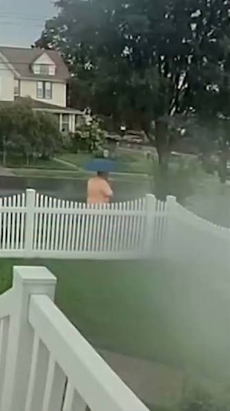 A New York man struck by lightning after leaving work early for a dentist  appointment says he felt tingling and burning but never lost consciousness  and had no burns. , For more on the story: ...