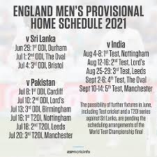 You can check the complete schedule of the sl vs england series here. England Plan For Full Calendar And Return Of Crowds In 2021 Home Season