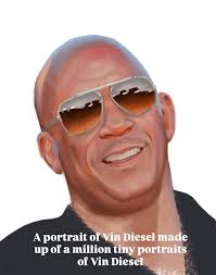 My only regret is that I didn't do more portraits of Vin Diesel.