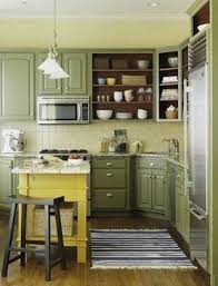 Yellow and green kitchen cabinets. Painted Kitchen Cabinets 14 Reasons To Transform Yours Bob Vila