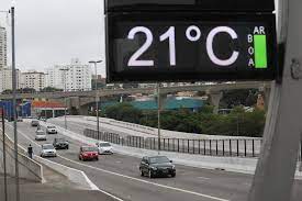 (1) the zeroth law of thermodynamics allows this definition to be used to measure the absolute or thermodynamic temperature of an arbitrary body of interest, by making the other heat reservoir have the same temperature as the body of interest. Sp Tem Domingo Com Temperatura Maxima De 22 3 C Mas Tempo Volta A Esquentar Nesta Segunda Feira Diz Inmet Sao Paulo G1