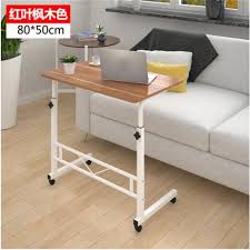 80 50cm Adjustable Height Laptop Desk Portable Movable Mutil Purpose Notebook Computer Desks White Sofa Table Sofa Side Table Adjustable Laptop Table
