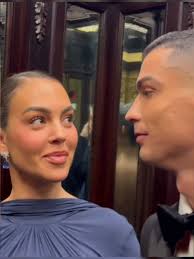 Cristiano Ronaldo y Georgina Rodríguez en camino a la Casa Blanca