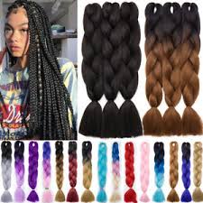 Thinking about getting box braids? Box Braid Ultra Hair For Jumbo Braiding Extensions Crochet Ombre Kanekalons Lc5 Ebay