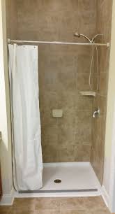Pairing A Bestbath Barrier Free Pan With A Tile Surround Makes For A Gorgeous Accessible Shower Rem Shower Stall Tub To Shower Conversion Walk In Shower Doors
