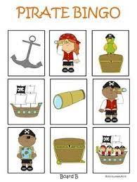 Freebie Pirate Bingo Listening Language Skills Pirate Activities Pirate Bingo Pirate Crafts
