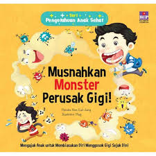 57 koleksi gambar kartun orang gosok gigi terbaru gambar kantun. Seri Pengetahuan Anak Sehat Musnahkan Monster Perusak Gigi Shopee Indonesia