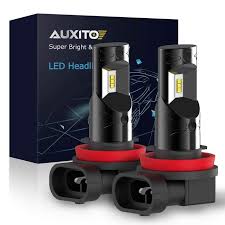 H11 H8 H9 Led Fog Light Drl With Csp Chips Xenon White 2 Pack Auxito