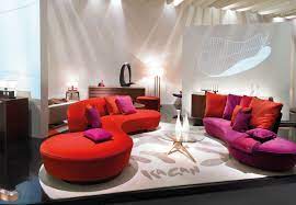 Postmodern deco styled loveseat sofa. Serpentine Sofas From Vladimir Kagan Architonic