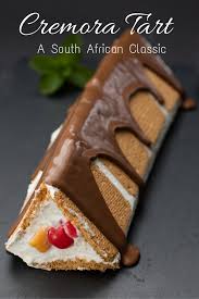 The milk tart with coconut filling is. A Decadently Fruit Filled Cremora Tart Recipe African Dessert Tart Recipes South African Desserts