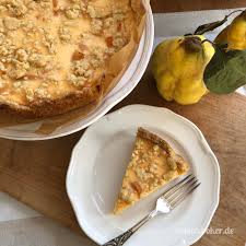 Tl speisestärke, 1 el apfelsaft, 25 g paniermehl,(semmelbrösel) 100 g gem. Herbst Backerei Quitten Quarkkuchen Langsam Kocht Besser