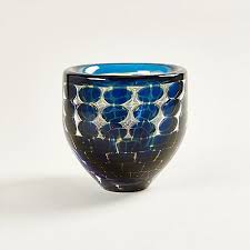 And as usual, buying things for others leads to picking things up. Ingeborg Lundin Ariel Glass Vase For Orrefors Sweden Glaskonst Geometrisk Ariel