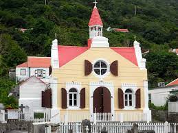Catholic Church In Windwardside Saba Dutch Caribbean Photo Credit Joshua Frazee Place Of Worship Saba Cool Photos