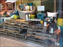 Free Pallet With Every Purchase Fixtures Close Up Furniture Store Window Store Decor Pallet Display