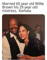 According to reports, brown was still married to his wife blanche vitero, despite the fact that they were separated. Married 60 Year Old Willie Brown His 29 Year Old Mistress Kamala