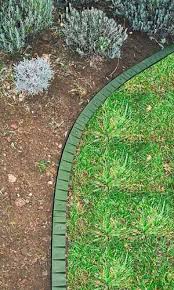 bordurette pelouse flexible en plastique 6x50cm bordure jardin pelouse bordure en plastique