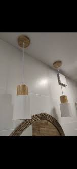 Designer Nordic Wooden Base Hanging Light Warmly Hanging Lights Design Light