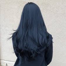With A Blue Tint Black Hair Dye Hair Styles Hair Color For Black Hair