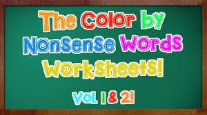 To have tolerated enough nonsense. How To Teach Nonsense Words And Color By Nonsense Word Worksheets For Cvc Words