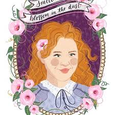 Little Women potraits: Beth March botanical illustration Art Board Print