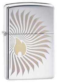 29726 Zippo Flame Rays Design Lighter Engraved Zippo The Moon Tarot Card Zippo