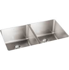 For something a little more rustic, a black farmhouse sink fits the bill. Elkay Iconix Double Undermount Kitchen Sink Dynasty Bathrooms