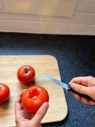 Could they have caused the. 1 Minute How To Core A Tomato Loaves And Dishes