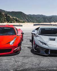 Ferrari Vs Lamborghini Which Would You Choose Photos By 25thh Owners Danny P1818 Pterodactyltactics Bla Super Cars Sports Cars Luxury Lamborghini
