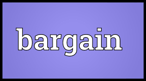 The terms of such an . Bargain Meaning Youtube