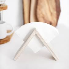 minimal coffee filter stand wood natural kitchen accessory etsy coffee filter holder natural kitchen modern toilet paper holders