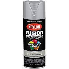 Each can contains 6 oz (1.71 g). Krylon K02766007 Fusion All In One Spray Paint For Indoor Outdoor Use Metallic Aluminum Silver Amazon Com
