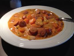 Wurstgulasch Herdgefluster Rezept Wurstgulasch Gulasch Wurstchen