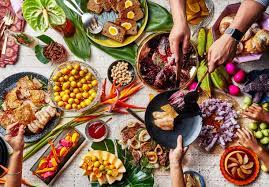 Americans eat all manner of things on christmas day. A Merry And Bright Filipino American Christmas Bon Appetit