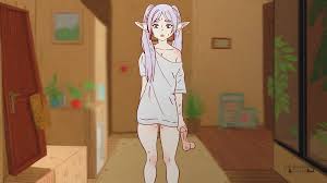 Frieren got Trapped in Sticky Cum and was Fucked in the Ass Stark Fern  Hentai Cartoon Parody