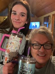 Willow and I are enjoying our Kērussō water cups. Thank you again Miss.  Judy! We both love them! ❤️Nan & Willow