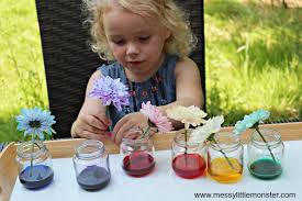 Check spelling or type a new query. Colour Changing Flowers Science Experiment A Fun Science Project For Kids Messy Little Monster