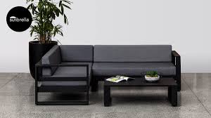 If you don't have a lot of square meters available, don't worry! Tasman Small Corner Sofa Set Matte Black Design Concepts