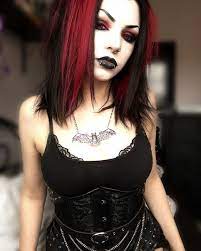 Megan Mayhem Goth Hair Gothic Hairstyles Goth Girls