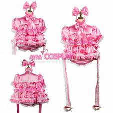 27 year old sissy baby currently in a polyamorous relationship with two wonderful mommies and exploring this wonderful world of the bdsm/abdl/sissy lifestyle. Hot Pink Satin Sissy Baby Boy Maid Mini Dress Cd Tv Tailor Made 52 00 Picclick