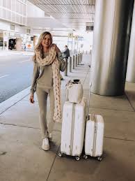 My Favorite Things Travel Barefoot Blonde By Amber Fillerup Clark Cute Airport Outfit Airport Travel Outfits Airport Outfit