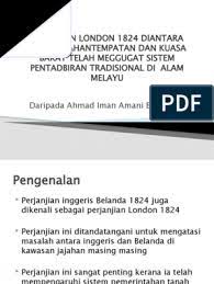 Perwakilan di semenanjung melayu atau. Perjanjian London 1824 Diantara Pemerintahantempatan Dan Kuasa Barat