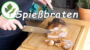 Ein leckerer spießbraten ist definitiv jeglichen aufwand wert. Gefullten Spiessbraten Im Backofen Einfach Selber Machen Youtube